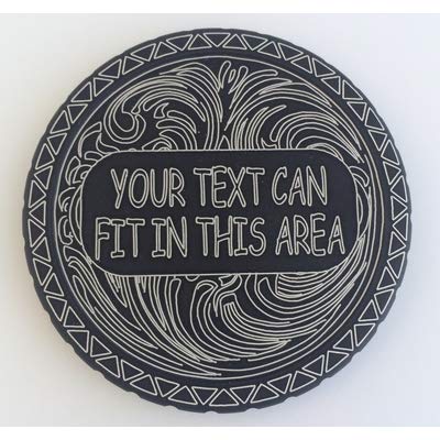 Name Plate Scroll 2 (2 lines of text) - Center Point CnC