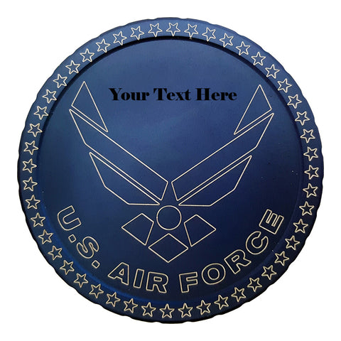 U.S. Air Force with personalized text. - Center Point CnC